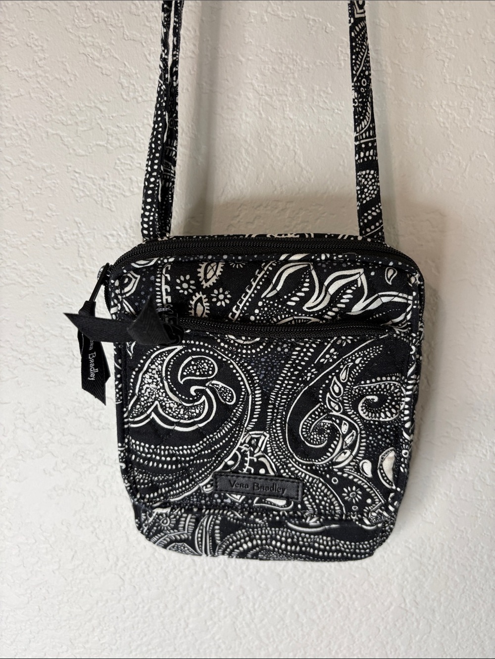 Vera Bradley Stellar Paisley Lighten Up Mini Hipster Crossbody Purse